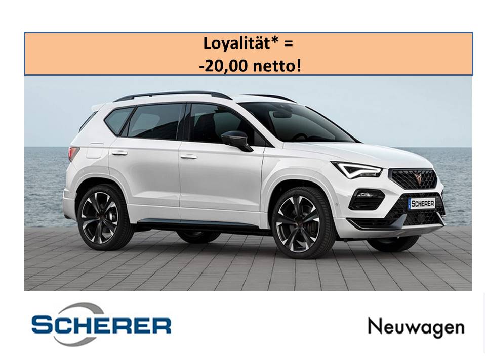 Foto - Cupra Ateca 2,0 4DRIVE TSI 190PS DSG *AHK,RFK uvm! Business-Sale by SCHERER** nur solange Vorrat reic