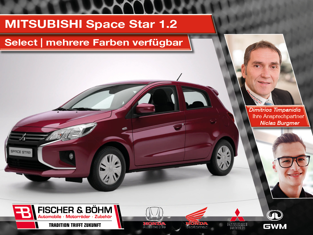 Foto - Mitsubishi Space Star Select / in meheren Farben verfügbar