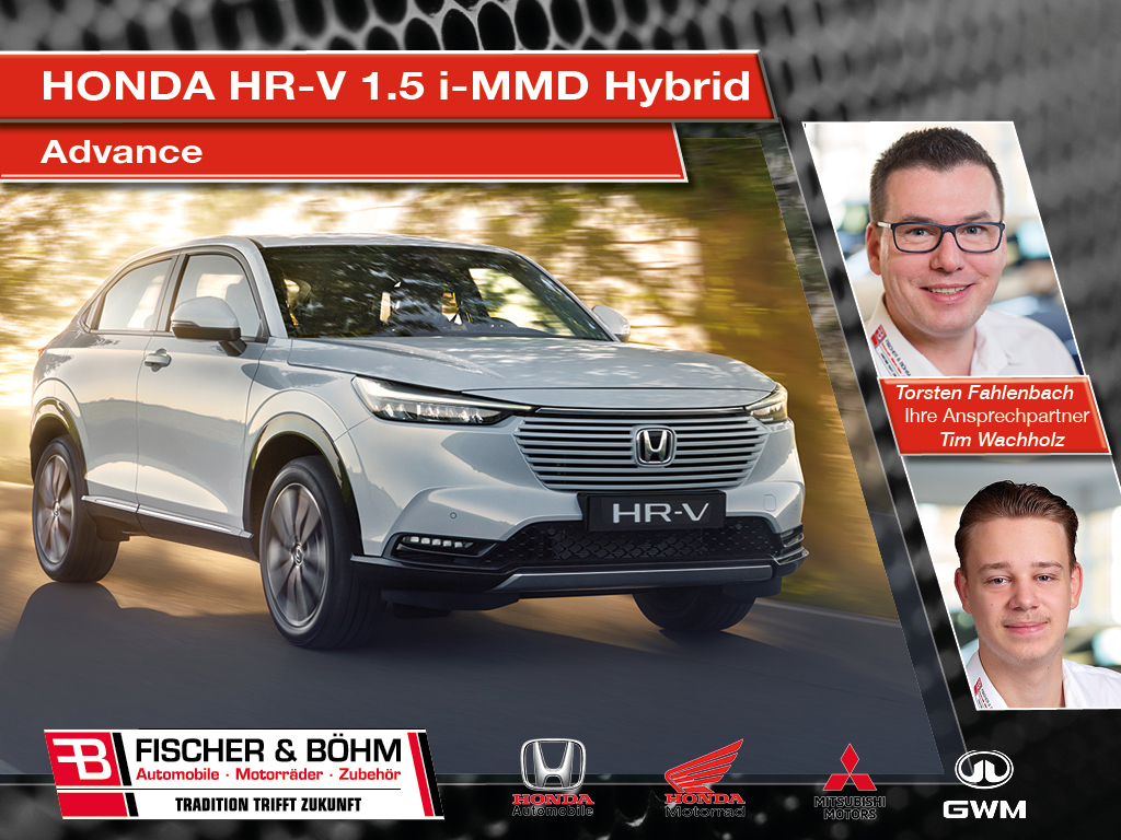 Foto - Honda HR-V e:HEV Advance / elektr. Heckklappe