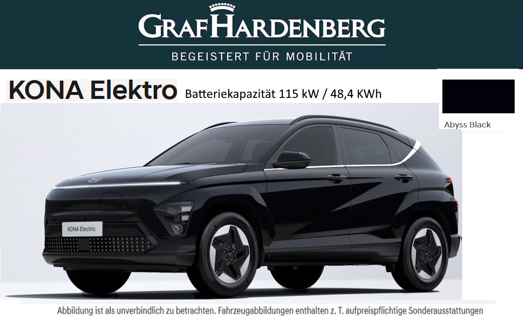 Foto - Hyundai KONA 115 kw 48,4kWH Akku MJ25 Trend Ausstattung