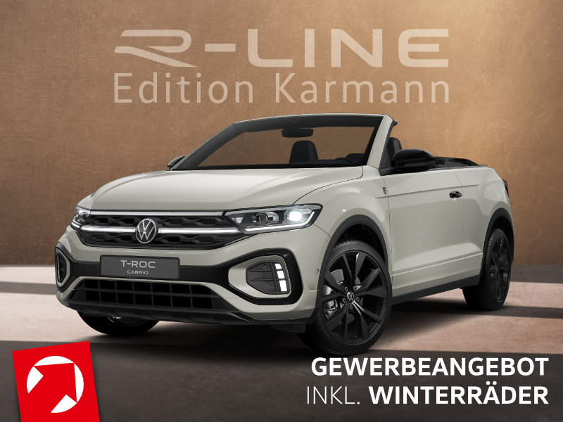 Foto - Volkswagen T-Roc Cabriolet R-Line Edition Karmann PLUS 1.5 TSI (150 PS) OPF DSG *AHK*WINTERRÄDER*LIMITIERT*GEWERBE