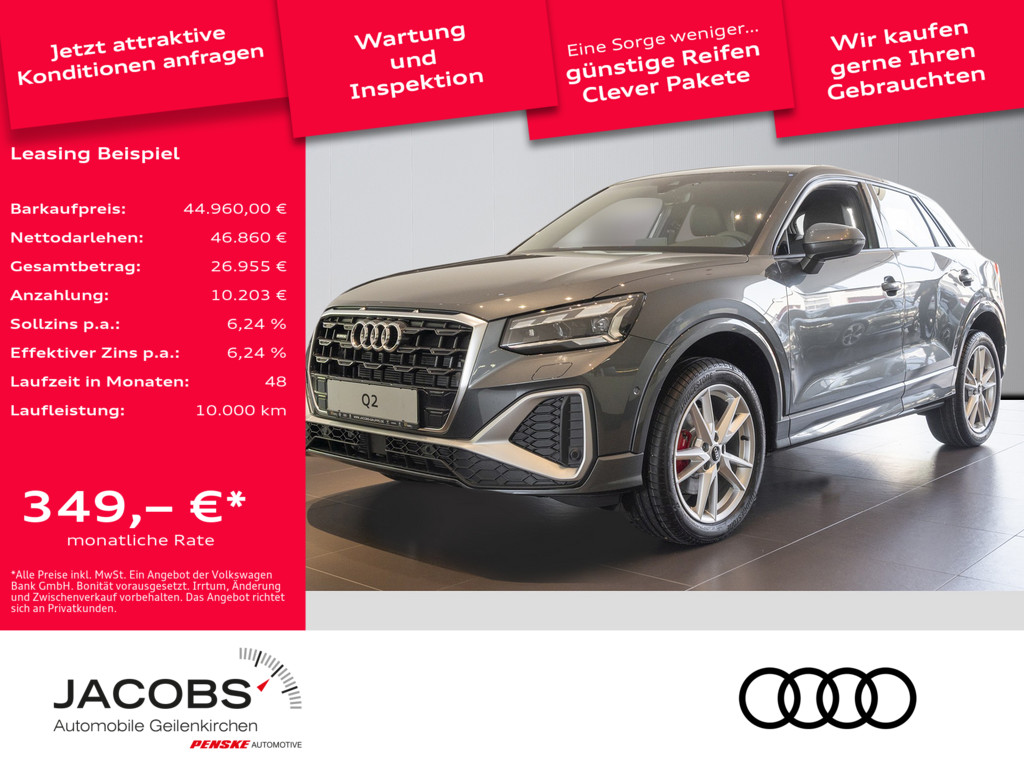 Foto - Audi Q2 S line 40 TFSI quattro PS S tronic UPE 58.230,- incl.