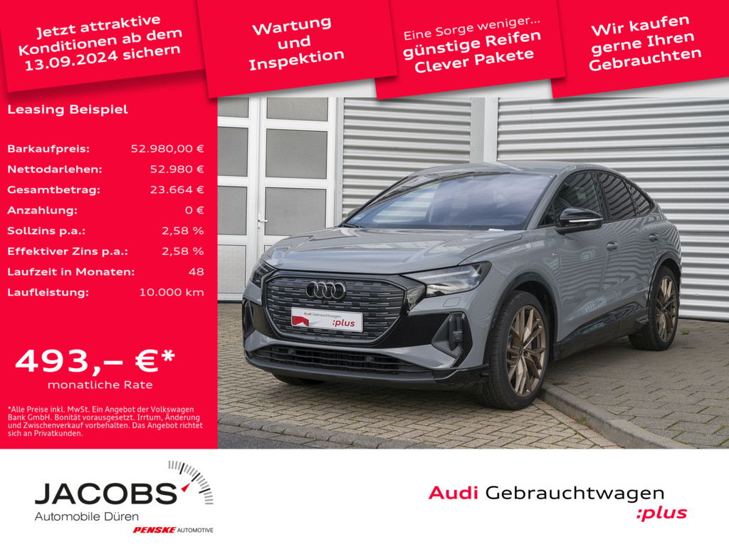 Foto - Audi Q4 e-tron Q4 Sportback 45e-tron 2xS line Edition/Black+/Matrix/21Zoll