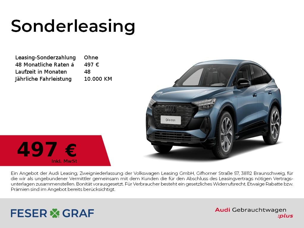 Foto - Audi Q4 e-tron Q4 Sportback 45 e-tron qu. Matrix RüKa HuD AHK N