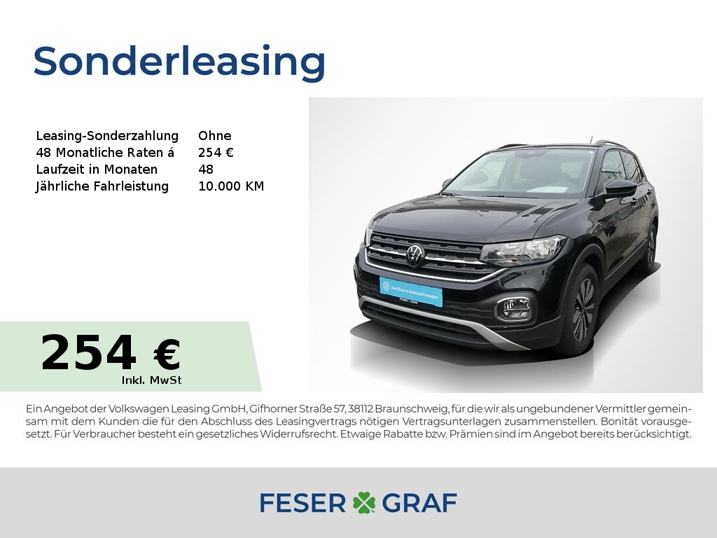 Foto - Volkswagen T-Cross 1.0 TSI DSG MOVE Navi App Connect DAB+