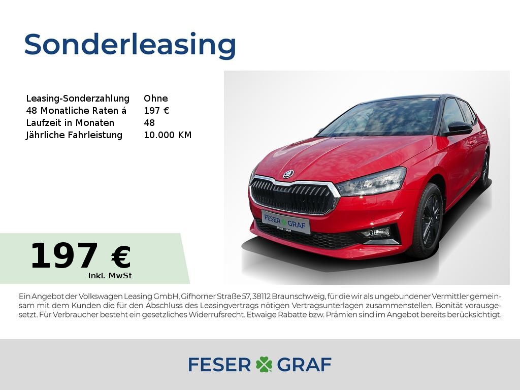 Foto - Skoda Fabia Selection 1.0 TSI -LED,SHZ,BLUET,CLIMA,PDC