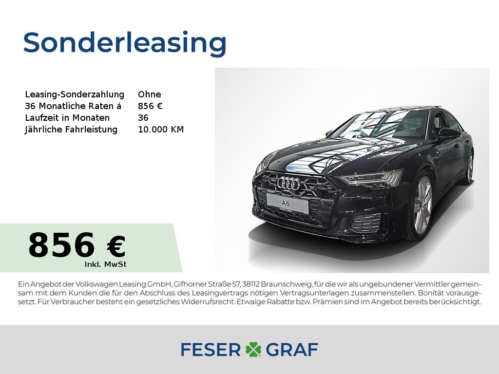 Foto - Audi A6 Limousine S line 50 TDI quattro 210(286) kW(P