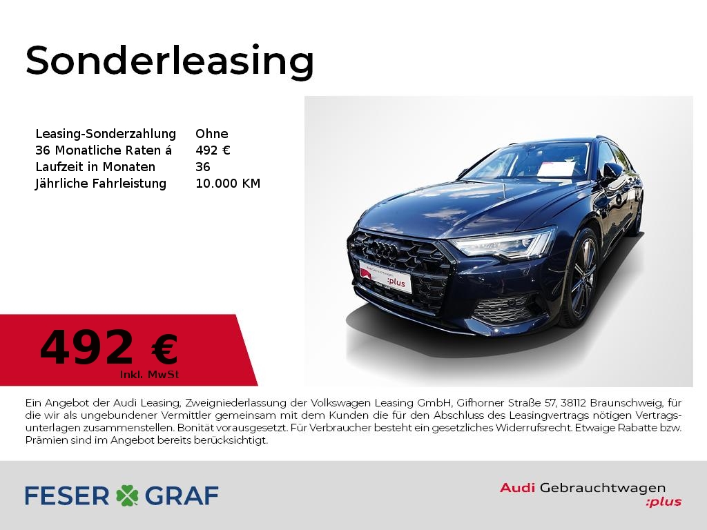 Foto - Audi A6 Avant 50 TFSI e Matrix/Pano/ACC/AHK/20 Zoll