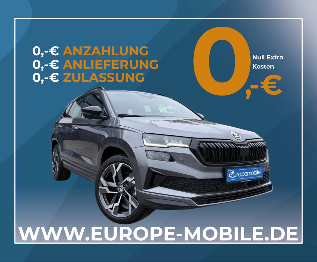 Foto - Skoda Karoq SPORTLINE 2.0 TSI ACT 4x4 190 DSG (UVP 60.610€/ KW2/25) 19"|SUITE|MATRIX|PANO|NAVI 9.2"|ASSIST.PLUS|