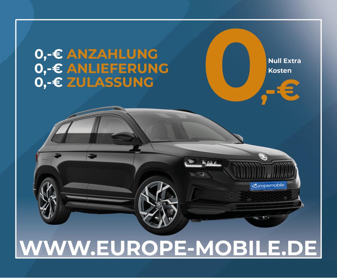 Foto - Skoda Karoq Sportline Exclusiv 2025 1.5 TSI OPF 150 DSG (UVP 55.920€/ ) NAV/CANTON/PANO/AREA/EASY/AHK/5J.G