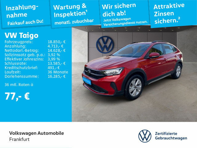 Foto - Volkswagen Taigo 1.0 TSI Life Navi FrontAssist DAB+ LED cs13mv