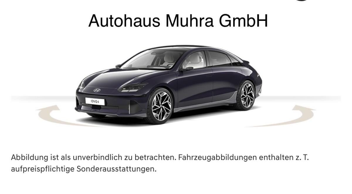 Foto - Hyundai IONIQ 6 77,h 325PS UNIQ|VOLLAUSSTATTUNG|0,25% Verst.|Gewerbeaktion