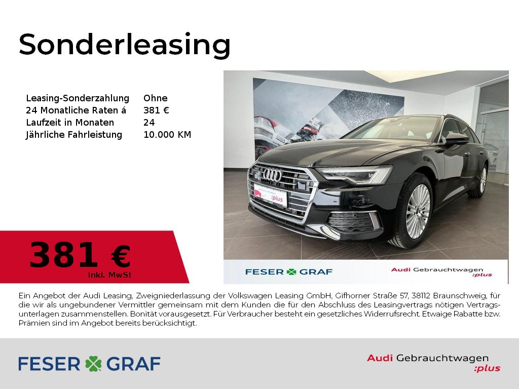 Foto - Audi A6 Av. 45 TFSI qu. - PANORAMA - KAMERA - ACC