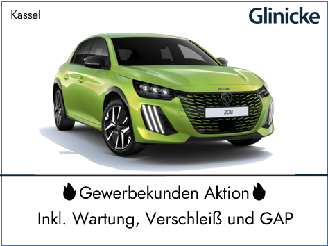 Foto - Peugeot 208 1.2 Active PureTech 75 inkl. Wartung und GAP +LED +Klima +Temp. bis 31.02 Nur Gewerbe