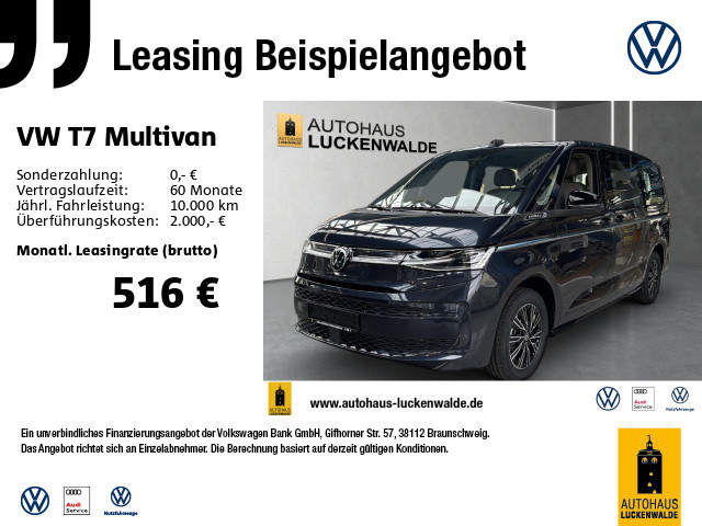 Foto - Volkswagen T7 Multivan 2.0 TDI Style LÜ DSG *IQ-MATRIX*