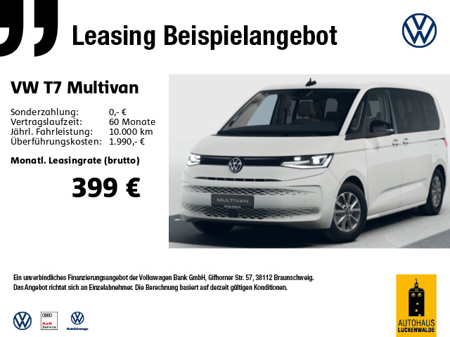 Foto - Volkswagen T7 Multivan 2.0 TDI DSG *7-Sitzer*IQ-MATRIX*SHZ*