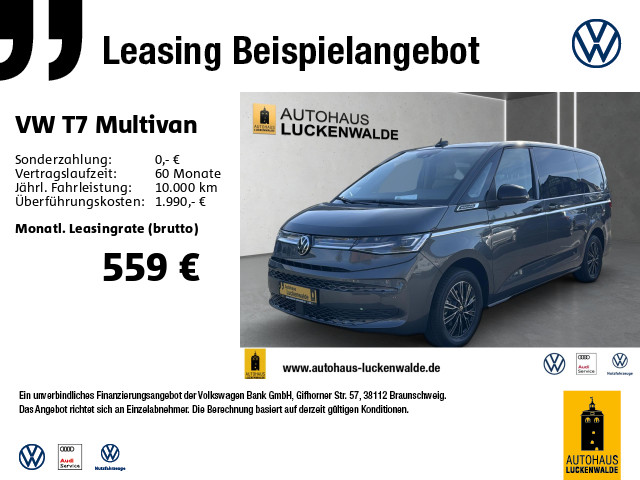 Foto - Volkswagen T7 Multivan 2.0 TDI Style LÜ DSG *7-Sitzer*ACC*