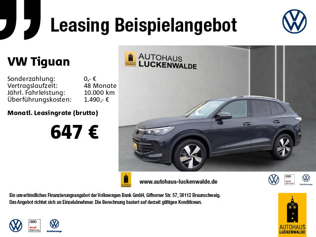 Foto - Volkswagen Tiguan 2.0 TDI Life DSG *LED+*360°*AHK*NAV*ACC*