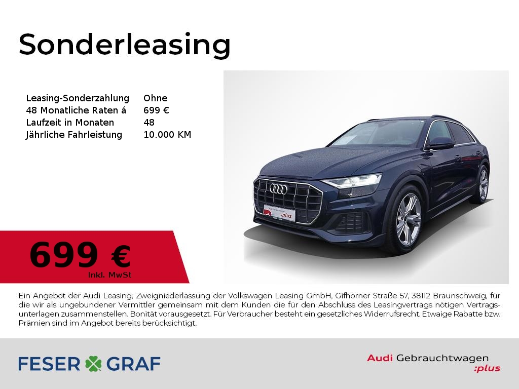 Foto - Audi Q8 45 TDI quattro Pano AHK Keyless Memory ACC