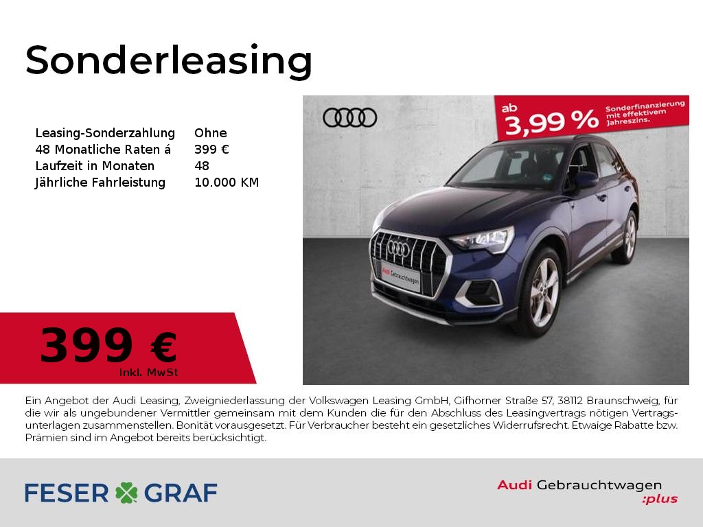 Foto - Audi Q3 advanced 40 TDI quattro Navi RFK AHK PDC plus