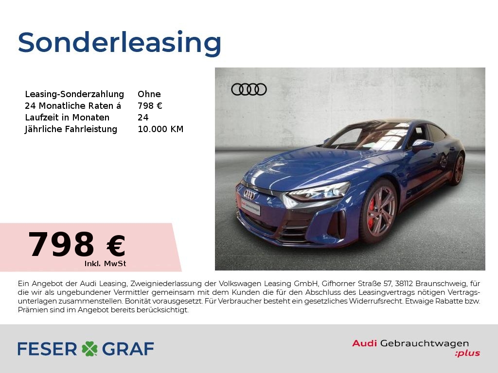 Foto - Audi e-tron GT Keramik/Matrix/HuD/ACC/B&O/20 Zoll Nac