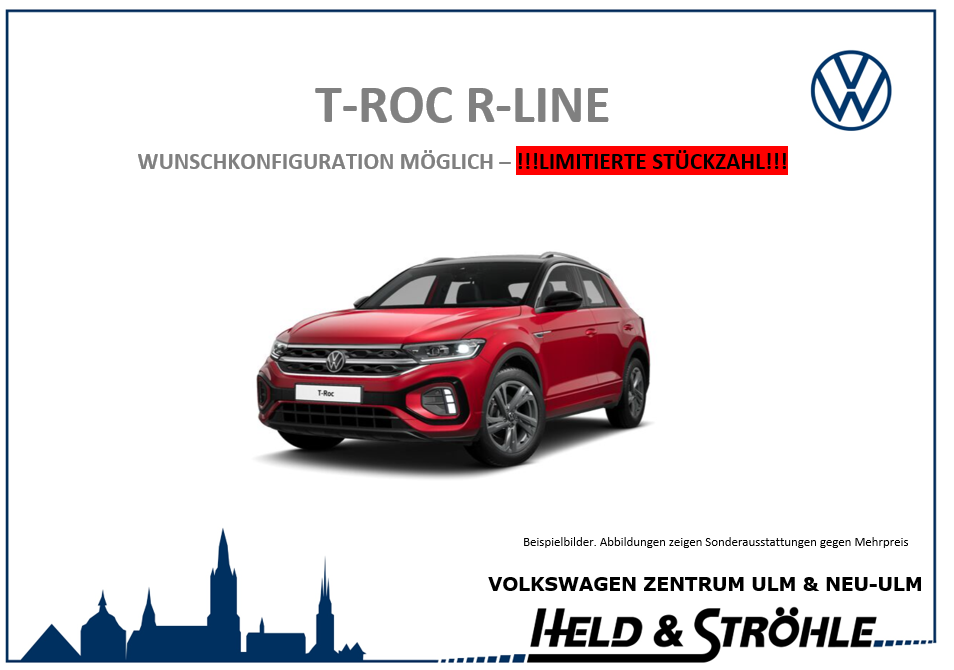 Foto - Volkswagen T-Roc R-LINE 1,0 TSI (110 PS) GEWERBE⚡️LIMITIERT⚡️