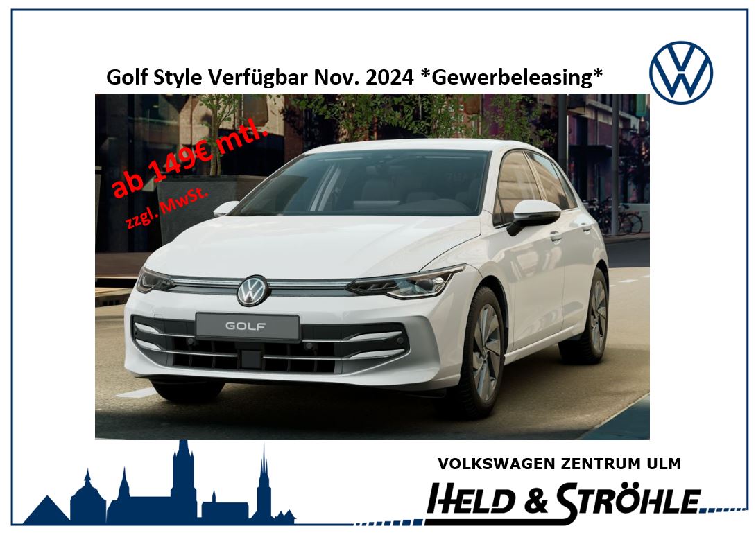 Foto - Volkswagen Golf Style 1.5 TSI 150PS 6-Gang *in Kürze verfügbar*