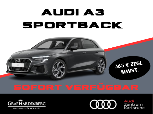 Foto - Audi A3 Sportback 👀*Sofort Verfügbar*