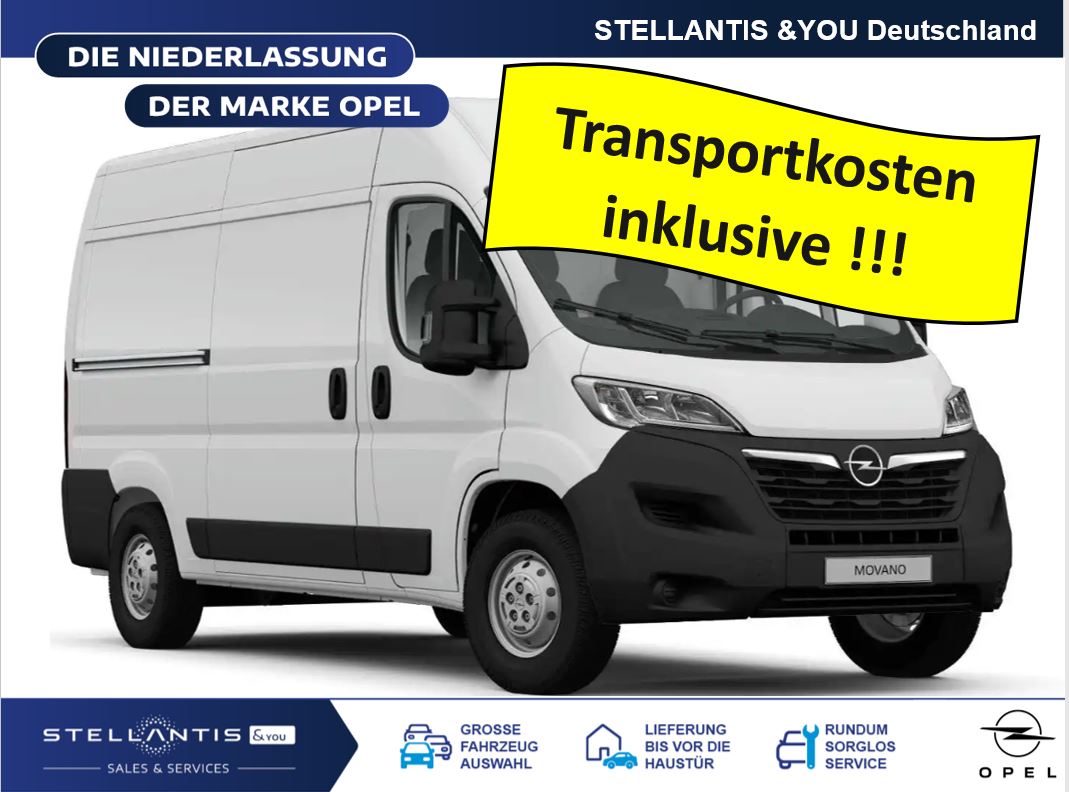 Foto - Opel Movano L3H2 2.2D 165PS 3,5t Allwetterreifen, inkl. Überführungskosten