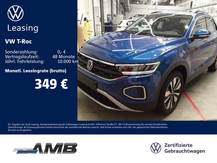 Foto - Volkswagen T-Roc Move 1.5 TSI AHK/LED/ACC/Standhzg/02.29Garantie