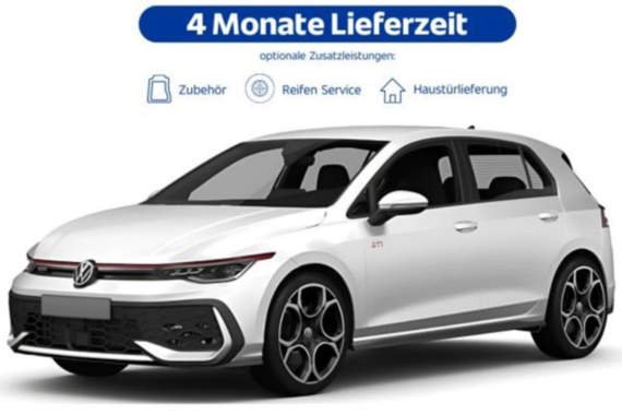 Volkswagen Golf GTI 2L 265 PS 195kw ! Sonderleasing Gewerbe !