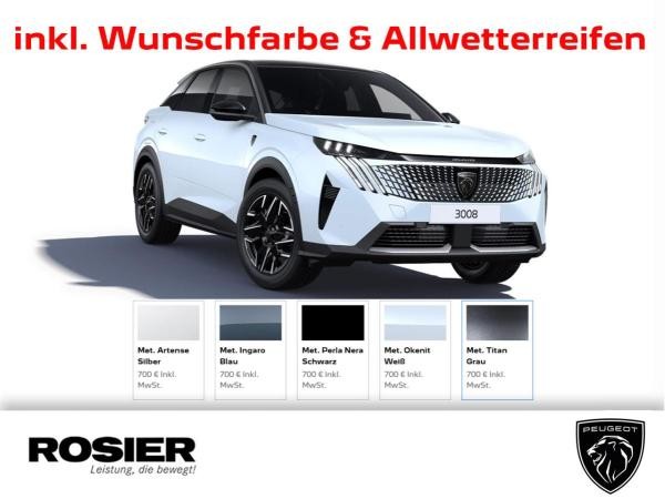 Foto - Peugeot 3008 GT Hybrid 136 e-DSC6 - inkl. Wunschlackierung & Winterpaket (u. a. Allwetterreifen) - Privatkunden