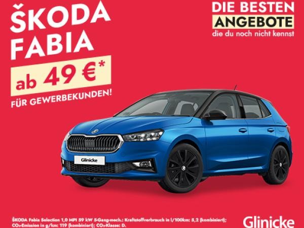 Foto - Skoda Fabia NUR NOCH 1 FAHRZEUG VERFÜGBAR!!! Selection 1.0l MPI 80PS 💥EMotion💥 AKTION