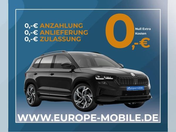 Foto - Skoda Karoq Sportline Exclusiv 2025 1.5 TSI OPF 150 DSG (UVP 55.920€/ ) NAV/CANTON/PANO/AREA/EASY/AHK/5J.G