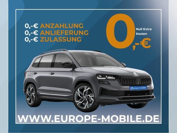 Foto - Skoda Karoq Sportline Exclusiv mit Ultrapaket+ 2025 1.5 TSI OPF 150 DSG (UVP 55.920€) NAV/CANTON/PANO/AR