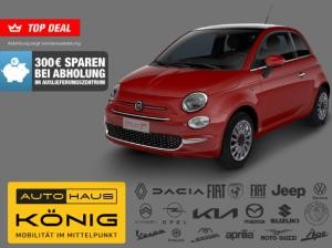 Foto - Fiat 500 RED ❤️ | Mit Glasdach | 300 € sparen bei Abholung im Auslieferungszentrum