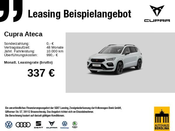 Cupra Ateca für 337,00 € brutto leasen