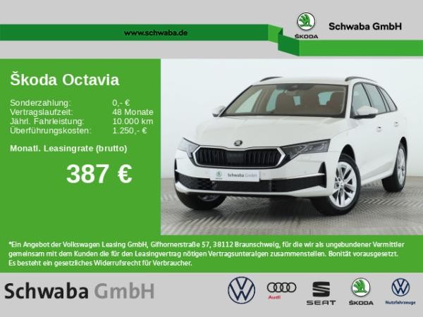 Skoda Octavia für 387,00 € brutto leasen