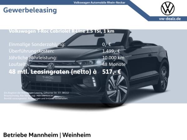 Volkswagen T-Roc für 498,00 € brutto leasen