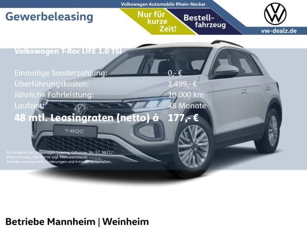 Volkswagen T-Roc für 210,63 € brutto leasen