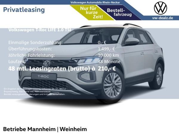 Volkswagen T-Roc für 210,00 € brutto leasen