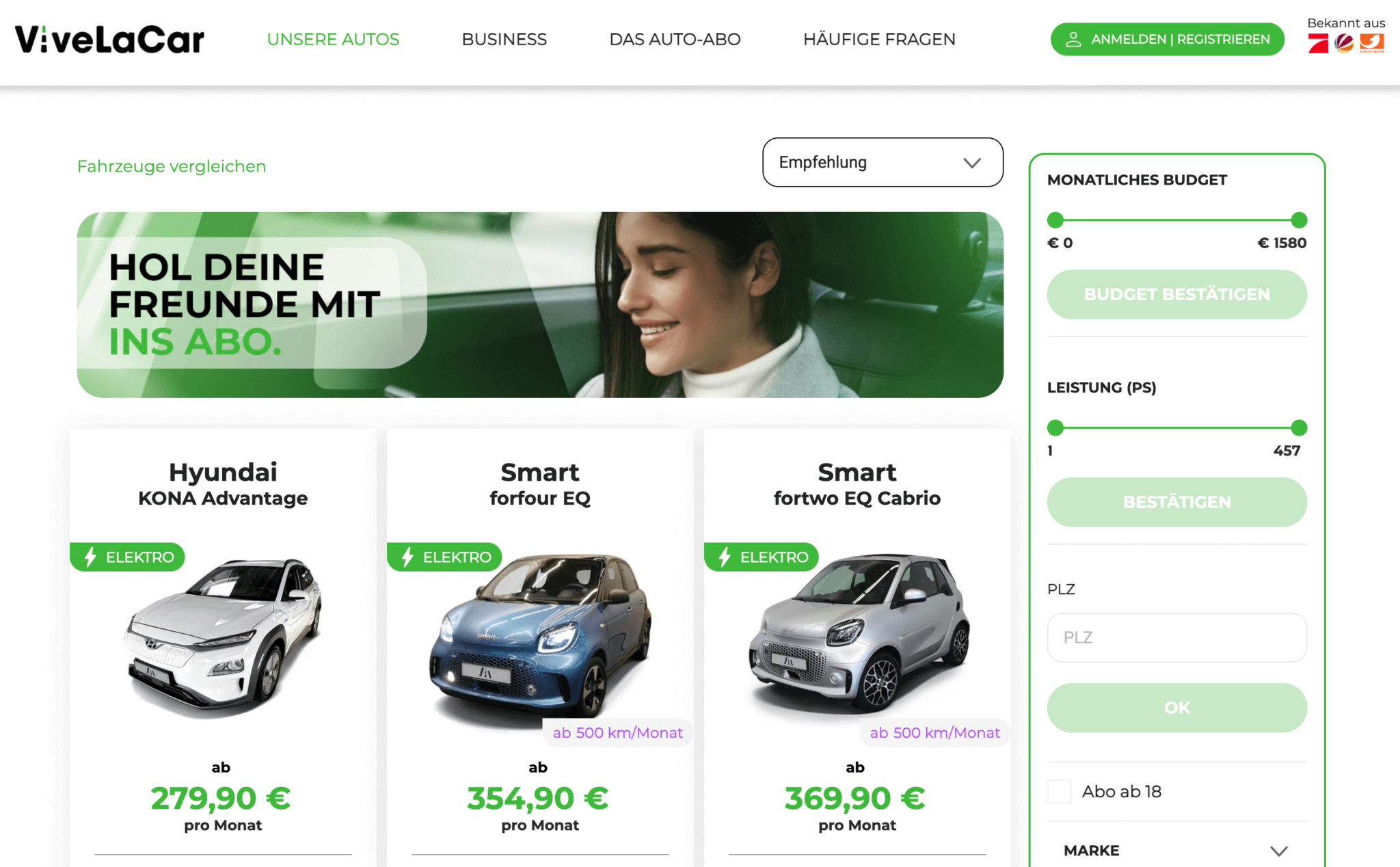 E-Auto-Abo: Die All-inclusive-Flatrate Für Elektroautos Im Check!